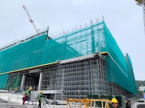 lắp dựng giàn giáo ngoài